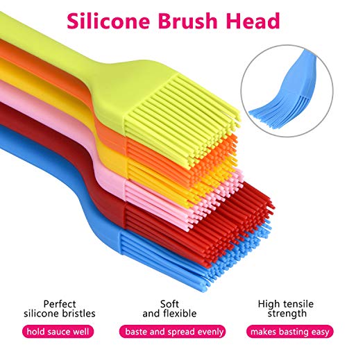 Silicone Basting Brush Set 6 Pack