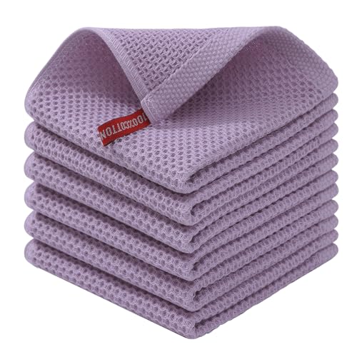 100% Cotton Waffle 6 (6 Count)