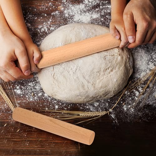 15 Pcs Small Wooden Rolling Pin for Dough