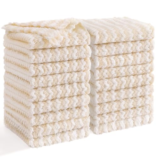 18 Pack Coral Velvet Dish Cloths (18 Count)