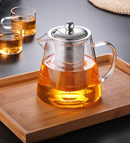 Glass Teapot with Infuser Tea Pot 950ml