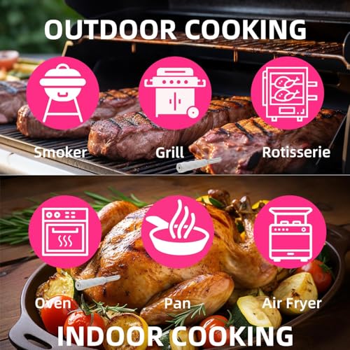 Wireless Smart Meat Thermometer with Bluetooth