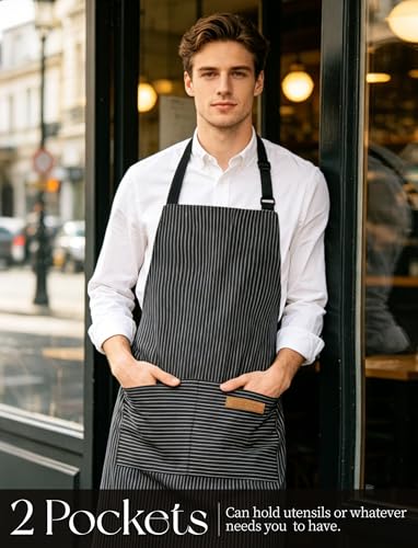 2 Pack Kitchen Cooking Aprons (2 Count)