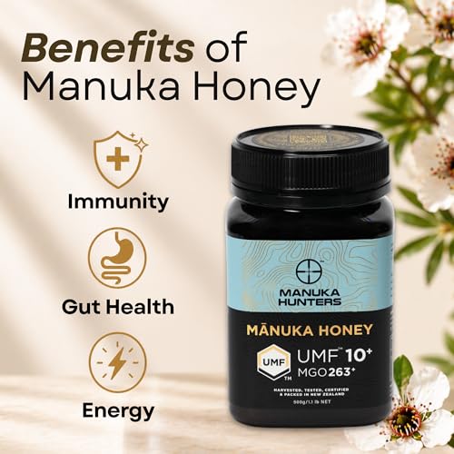 New Zealand Manuka Honey UMF 10+ (17.6 Ounce)
