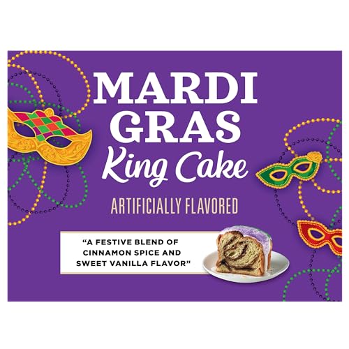 Mardi Gras King Cake Flavored 24 Count Coffee Pods