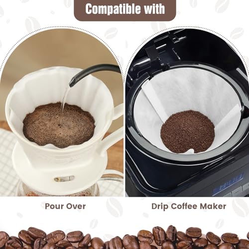 200Pcs #4 Cone Coffee Filters 8 (200 Count)