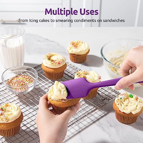 Silicone Spatula Set 600°F High Heat Resistant (4 Count)