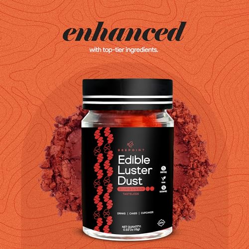 Burgundy Edible Luster Dust 15g