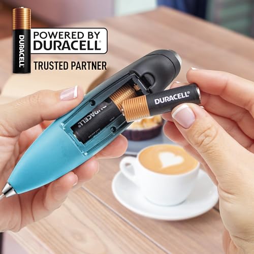 Powerful Milk Frother Wand With Duracell Batteries