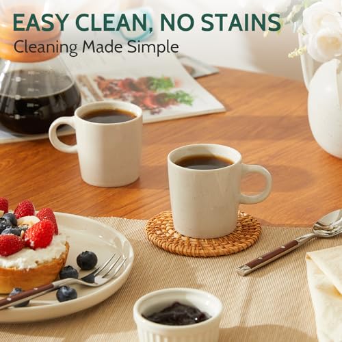 3.5oz Porcelain Espresso Cups Set of 4 (3.5 Count)