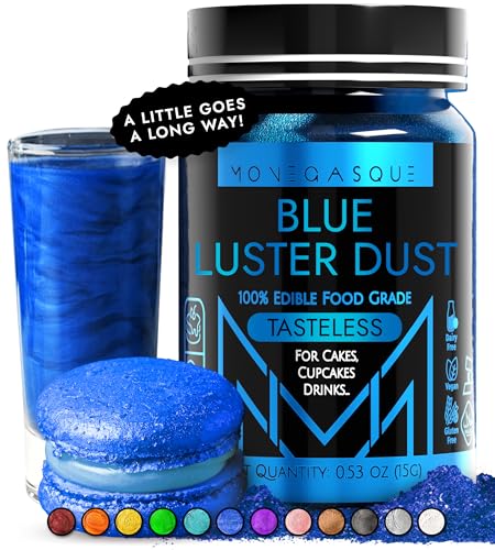 Blue Edible Glitter for Drinks & Cakes