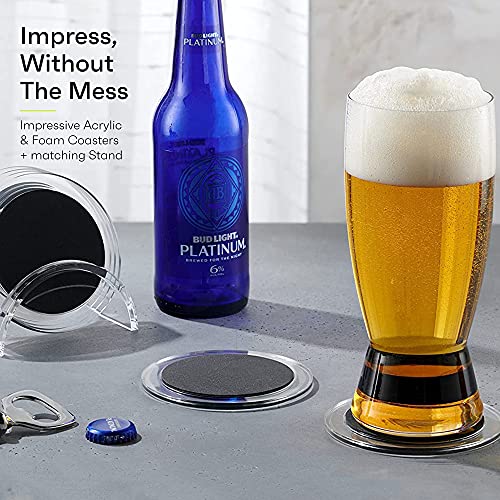 Acrylic Drink Coasters Set of 6 (6 Count)