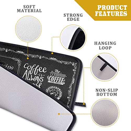 Coffee Bean Maker Dish Drying Mat for Countertops