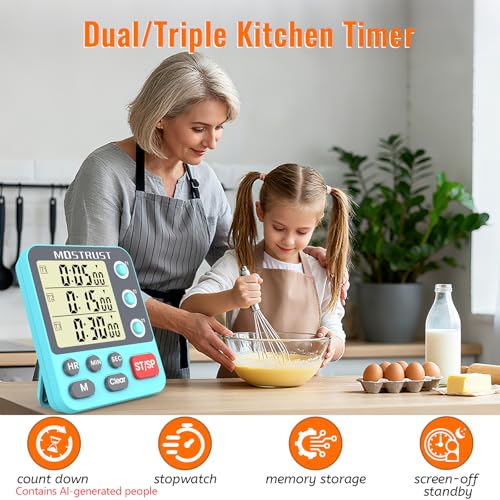 Digital Dual Kitchen Timer