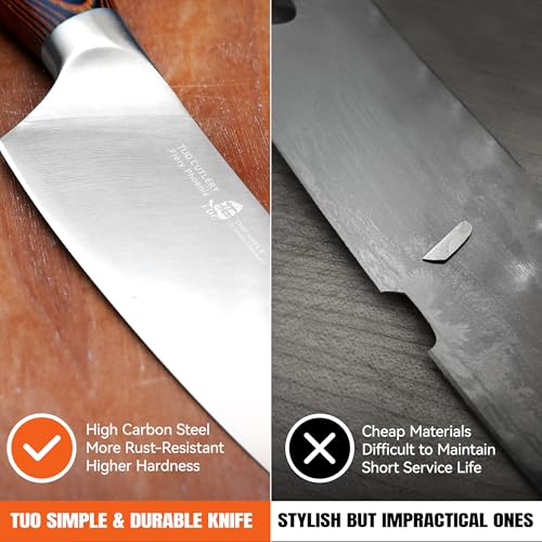 Chef Knife 8 inch Sharp Kitchen Knife with Pakkawood Handle