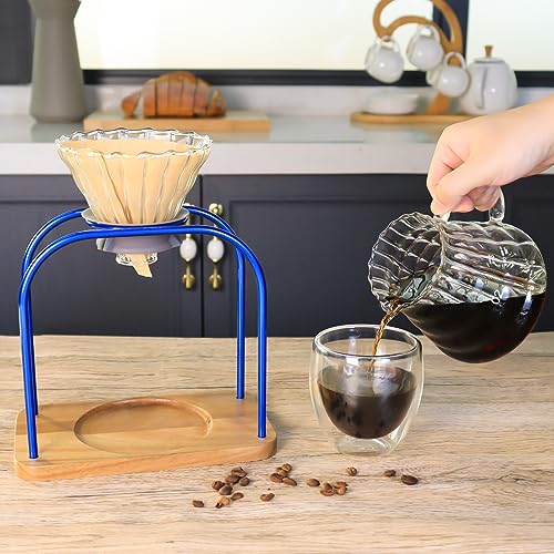 Pour Over Coffee Maker Stand with Coffee Drip