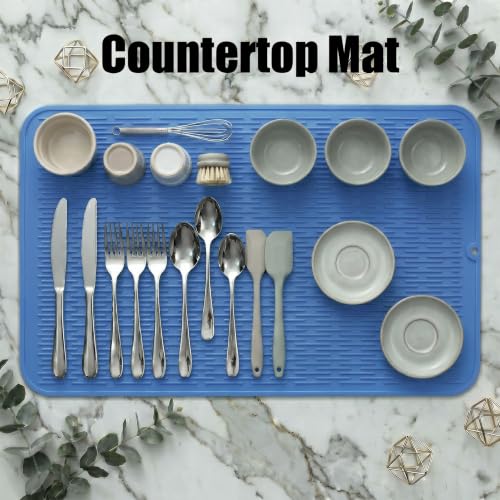 Silicone Dish Drying Mat for Multiple Usage
