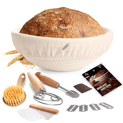 9" Sourdough Bread Proofing Basket Kit