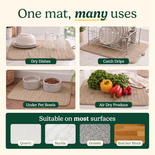 Cuisinart Dish Drying Mat for Kitchen Counter (2 Count)