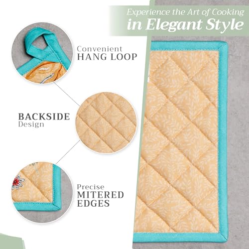 100% Cotton Oven Mitt & Pot Holder Set (2 Count)