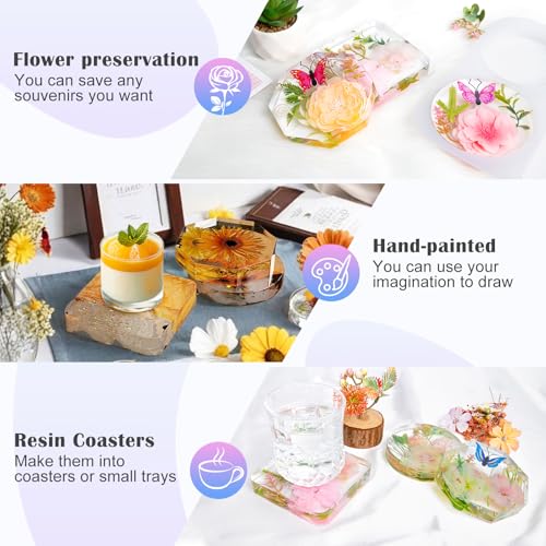 Deep Coaster Resin Molds Silicone