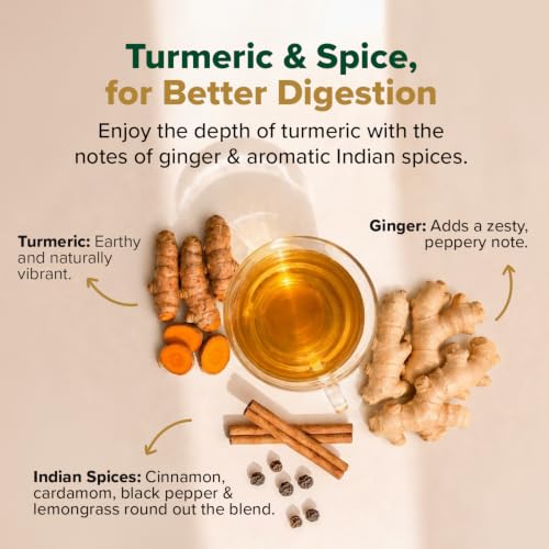Turmeric Spice Herbal Tea Bags (30 Count)