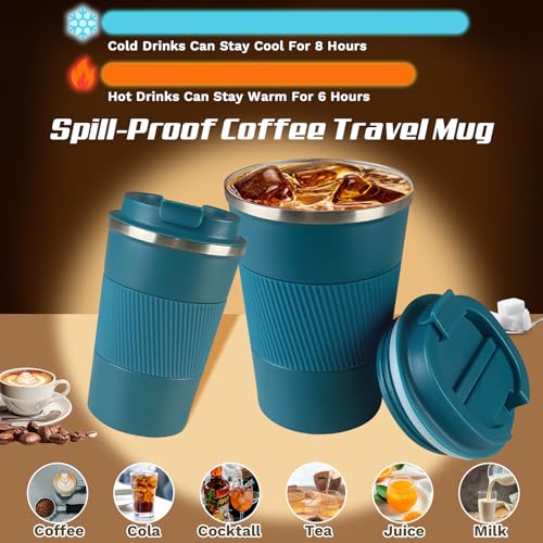 Vacuum Insulated Stainless Steel Travel Coffee Mug