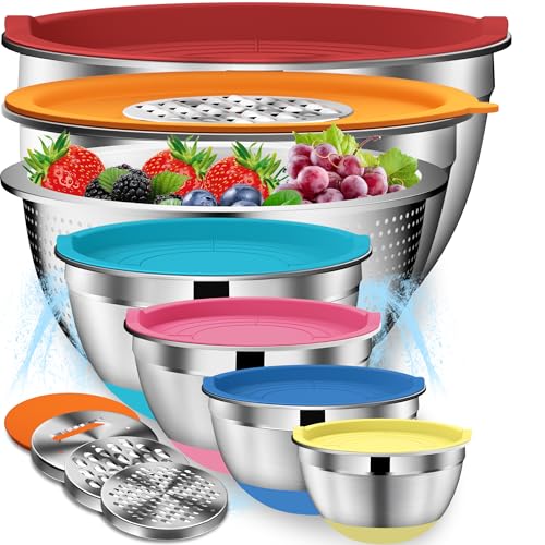 Mixing Bowls with Lids Set (16 Count)