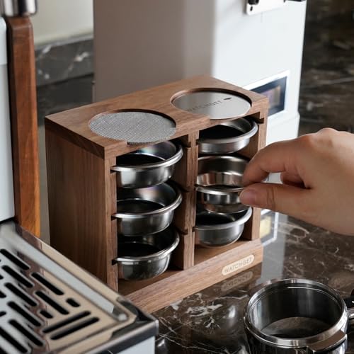 58mm Espresso Filter Basket Stand Portafilter Basket Holder Rack