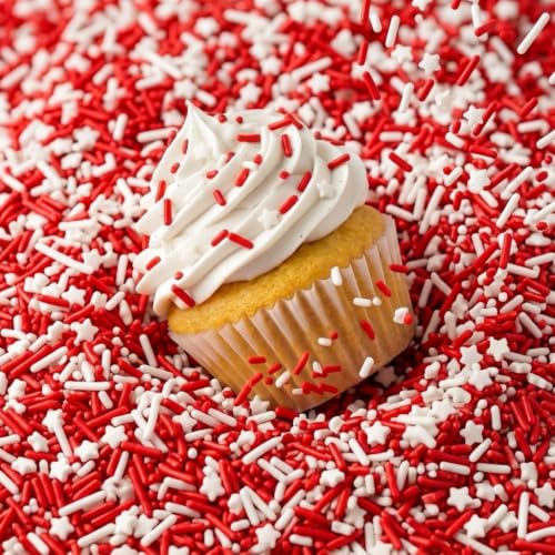 Sprinkles Edible Cake and Cupcake Sprinkles with Assorted Shapes and Sizes for Parties (2.8 Ounce)