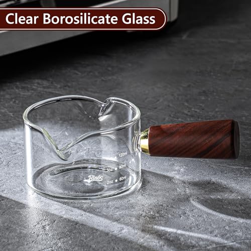 Espresso Shot Glasses with Wood Handle