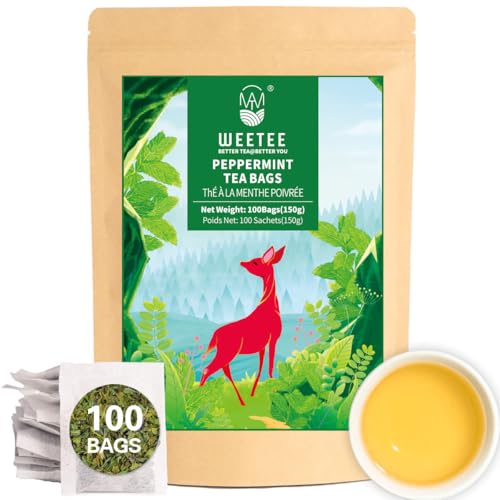 Peppermint Tea Bags 100 Count