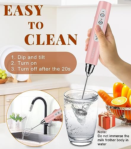 Handheld Milk Frother Wand for Coffee