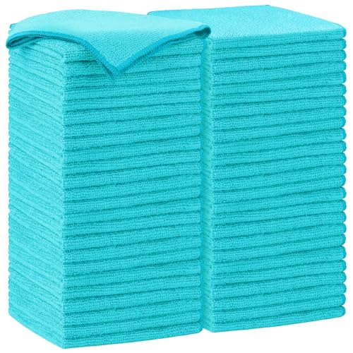 Blue Microfiber Cleaning Cloth (50 Count)
