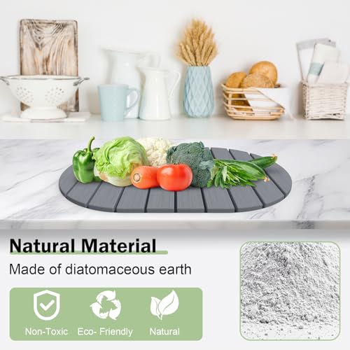 Stone Dish Drying Mat for Kitchen Counter