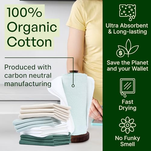24 Pack Reusable Kitchen Paper Towels (24 Count)