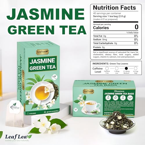Jasmine Green Tea Bags (80 Count)