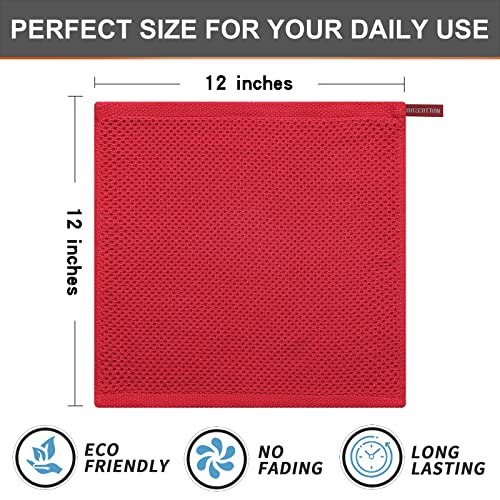 100% Cotton Kitchen Dish Cloths (6 Count)