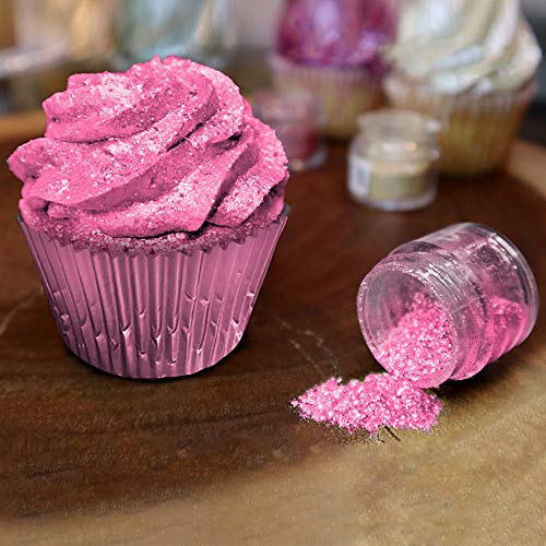 Neon Pink BAKELL Edible Glitter