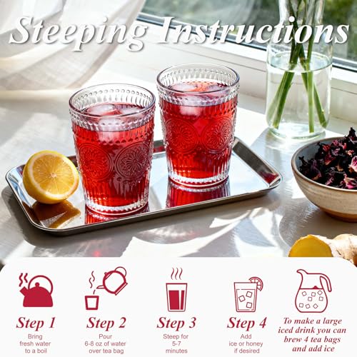 Hawthorn Hibiscus Tea Bags 50ct (50 Count)