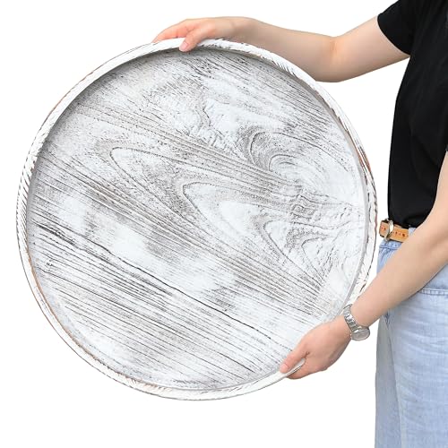 Extra Large Round Ottoman Table Tray Round
