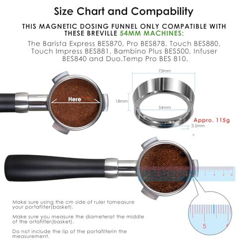 54mm Magnetic Dosing Funnel V2