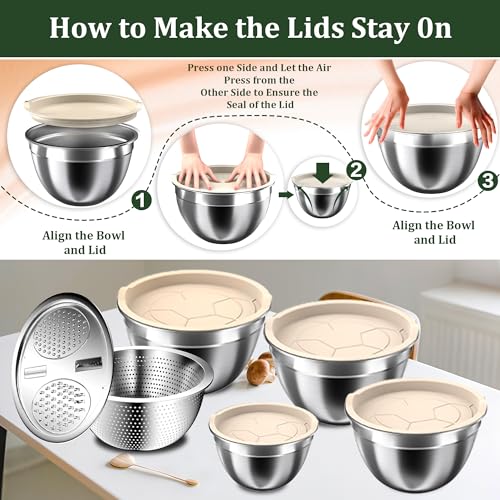 Mixing Bowls with Lids Set