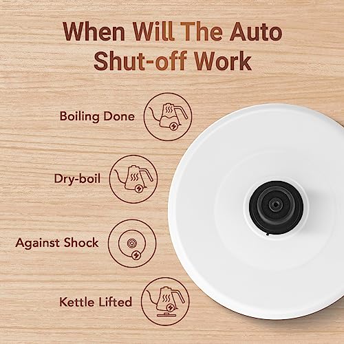 Electric Kettle Stainless Steel Gooseneck Water Kettle Water Boiler for Pour Over Coffee Fast Heating