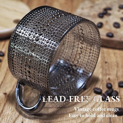 Vintage Glass Coffee Mugs