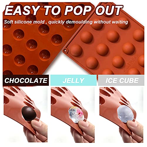 Semi Circular Silicone Molds (82 Count)