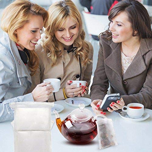 200 Pcs Disposable Tea Bags for Loose Leaf Tea (200 Count)