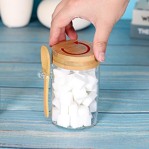 Glass Jar with Screw Lid and Spoon (3 Count)