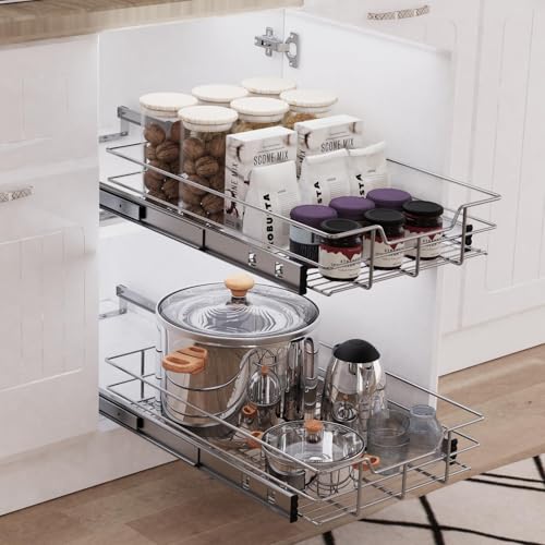 Pull Out Cabinet Organizer 24" W X 22" D