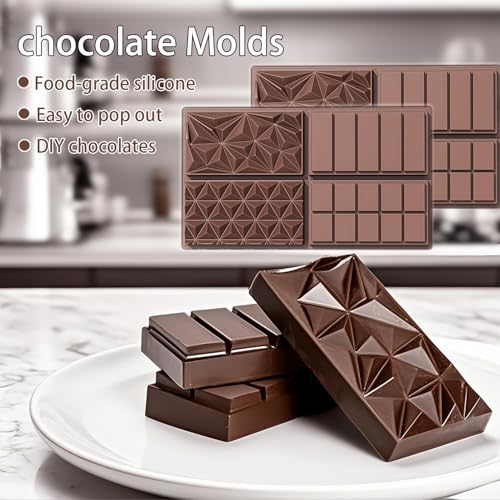 2 Packs Silicone Molds for Chocolate